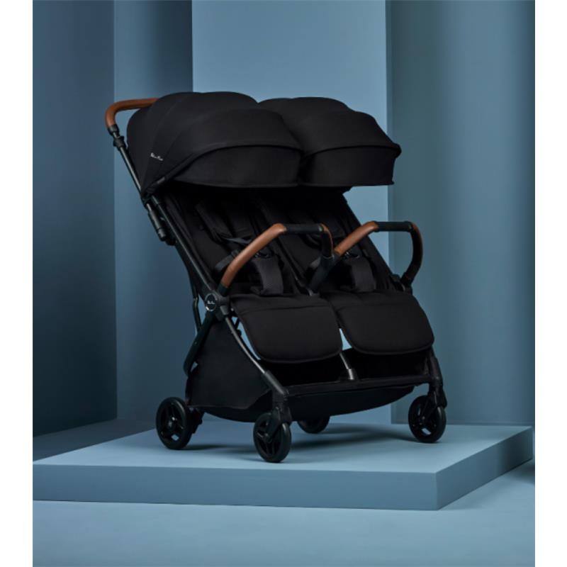 Silver Cross - Jet Lightweight Double Stroller + Essentials Bundle, Black Image 3