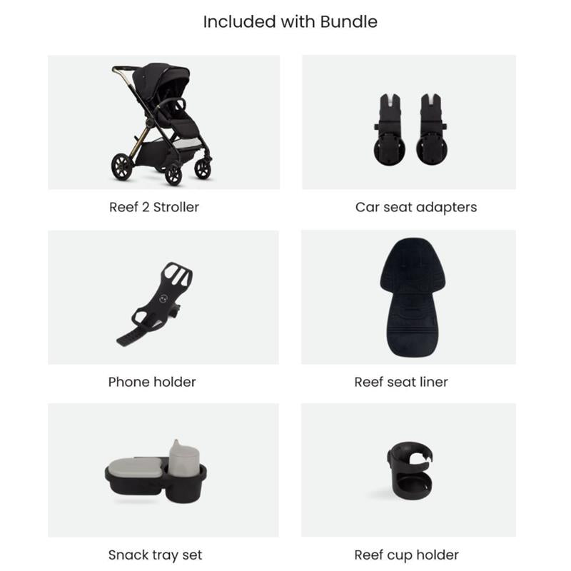 Silver Cross - Reef 2 Multi-terrain Modular Stroller and Accessory Bundle, Espresso Image 4