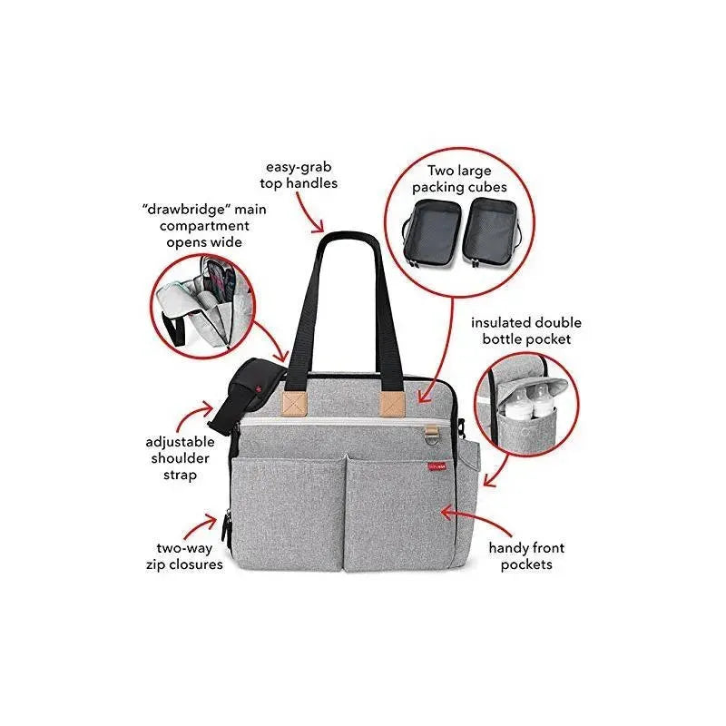 Skip Hop - Duo Weekender Diaper Bag, Grey Image 4
