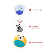 Skip Hop - Explore & More Egg Shaker Trio Set, Jungle Beat Image 2