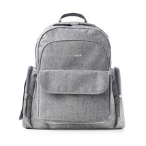 Skip Hop Luna Diaper Bag Backpack with Portable Changing Pad, Heather Grey Image 1