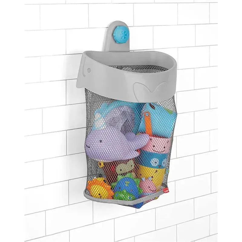 Skip Hop - Moby Hanging Bath Toy Organizer Scoop, Grey Image 4