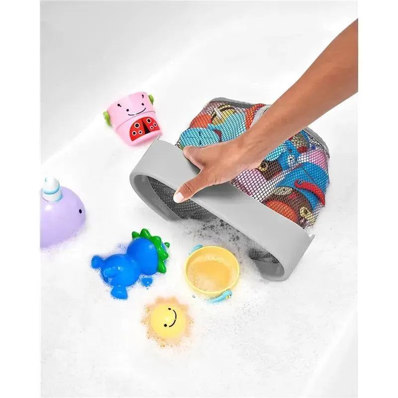 Skip Hop - Moby Hanging Bath Toy Organizer Scoop, Grey Image 5