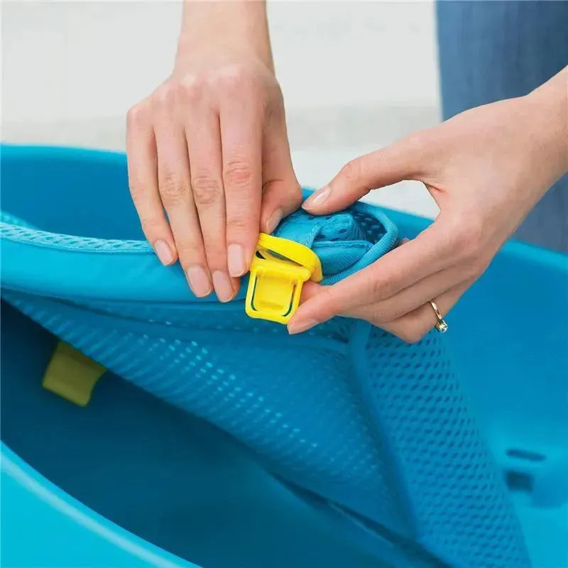Skip Hop - Baby Bath Tub, 3-Stage Smart Sling Tub, Moby, Blue Image 13