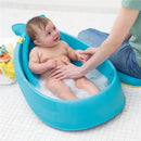 Skip Hop - Baby Bath Tub, 3-Stage Smart Sling Tub, Moby, Blue Image 5