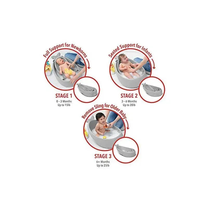 Skip Hop - Moby Smart Sling 3-Stage Tub - Grey Image 4