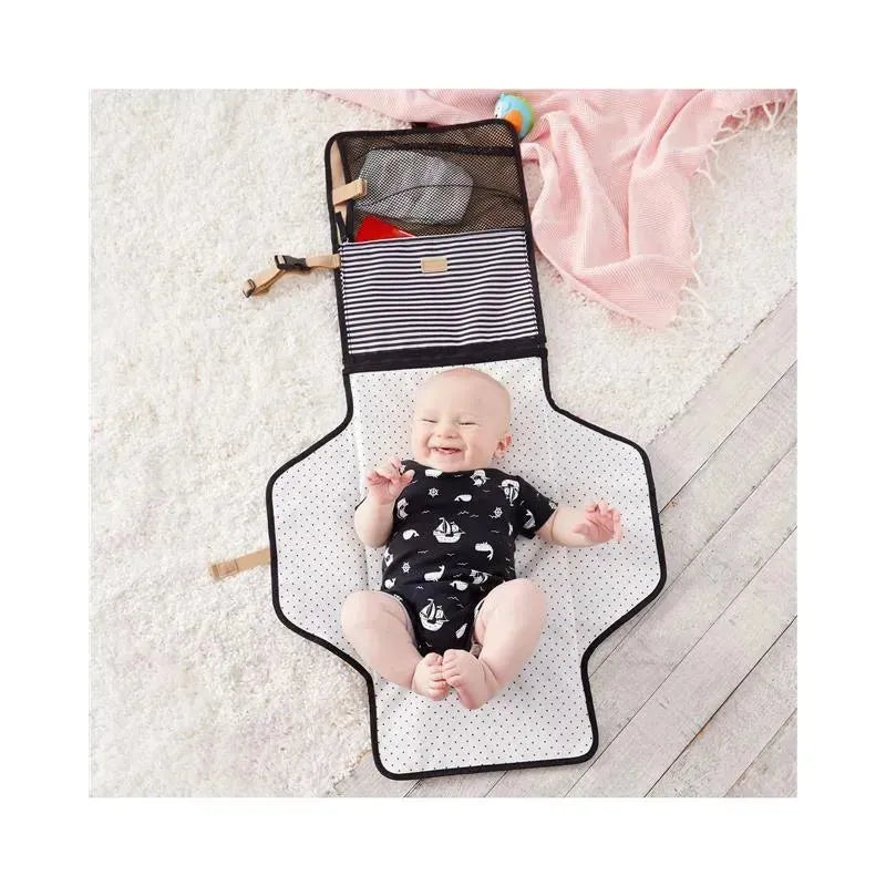 Skip Hop - Portable Baby Changing Pad, Black & White Image 3