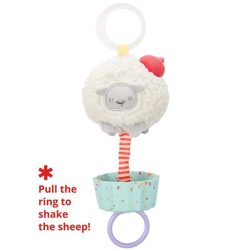Skip Hop - Sheep Cupcake Jiter Stroller Toy Image 2