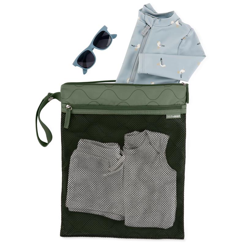Skip Hop - Waterproof Wet Dry Bag, Grab & Go, Sage Image 2