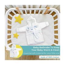 Spasilk - Terry Bathrobe Whale With Booties Blue Image 2