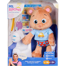 Spin Master Ms. Rachel Potty Time With Bean, 11` Plush Teddy Bear With Play Image 1