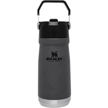 Stanley - 17Oz IceFlow Stainless Steel Bottle with Straw, Charcoal Image 1