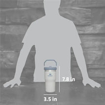 Stanley - 20Oz IceFlow Stainless Steel Tumbler with Straw, Fog Image 2