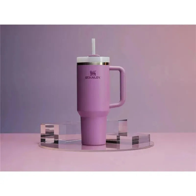 Stanley - 40Oz Quencher H2.0 FlowState Stainless Steel Vacuum Insulated Tumbler, Lilac Image 4