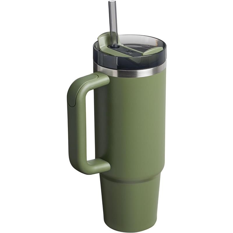 Stanley - Dried Pine Quencher H2.0 Tumbler with Handle and Straw 30 Oz Image 3