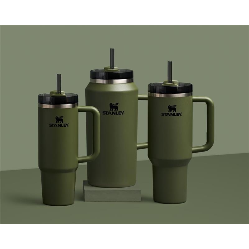 Stanley - Dried Pine Quencher H2.0 Tumbler with Handle and Straw 30 Oz Image 4