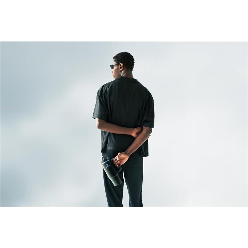 STANLEY - Quencher H2.0 Tumbler with Handle and Straw 30 Oz, Black Chrome Image 4