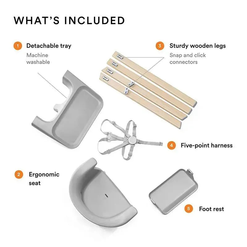 Stokke - Clikk High Chair Cloud, Grey Image 3