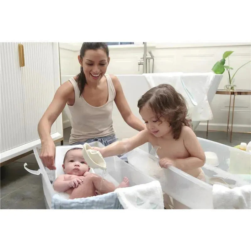 Stokke - Flexi Bath Tub X-Large Bundle, Sandy Beige Image 3