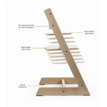 Stokke - Tripp Trapp High Chair and Cushion with Tray, Natural/Into the Deep Image 2