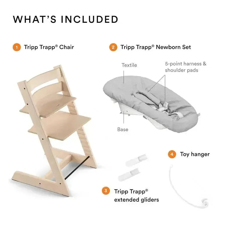 Stokke - Tripp Trapp® Natural W Newborn Natural Image 2