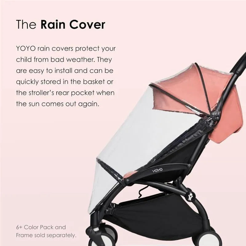 Stokke - Yoyo 6+ Rain Cover, Black Image 4