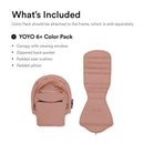 Stokke - Yoyo³ Stroller Bundle, Black And White Frame & Ginger 6+ Color Pack Image 4