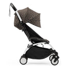 Stokke - Yoyo³ Stroller Bundle, Black And White Frame & Leopard 6+ Color Pack Image 5