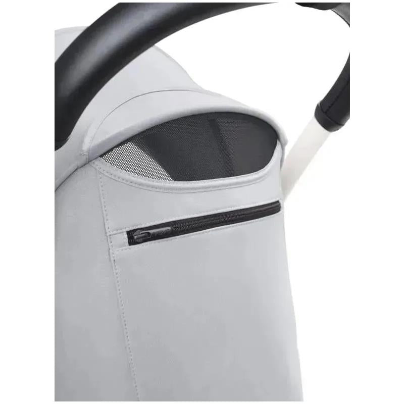 Stokke - Yoyo³ Stroller Bundle, Black And White Frame | Stone 6+ Color Pack | Stone Bassinet Image 6