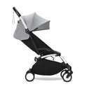 Stokke - Yoyo³ Stroller Bundle, Black And White Frame | Stone 6+ Color Pack | Stone Bassinet Image 7
