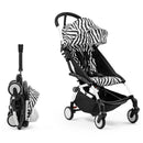 Stokke - Yoyo³ Stroller Bundle, Black And White Frame & Zebra 6+ Color Pack Image 2