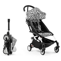 Stokke - Yoyo³ Stroller Bundle, Black And White Frame & Zebra 6+ Color Pack Image 2