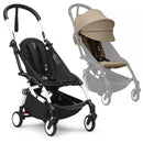 Stokke - Yoyo³ Stroller Bundle, Black And White & Toffee 6+ Color Pack Image 1