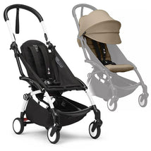 Stokke - Yoyo³ Stroller Bundle, Black And White & Toffee 6+ Color Pack Image 1