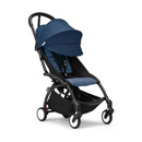 Stokke - Yoyo³ Stroller Bundle, Black Frame | 6+ Air France Color Pack | Navy Bassinet Image 6