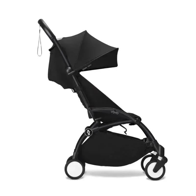 Stokke - Yoyo³ Stroller Bundle, Black Frame | Black 6+ Color Pack | Black Newborn Pack Image 5