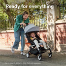 Stokke YOYO3 Frame, Black - Textile Set Not Included - Comes with 5-Point Harness, Multi-Position Reclining Backrest, Canopy Extensions, Padded Sho Image 3