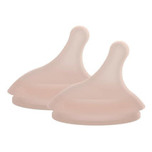 Suavinex 2Pk Zero.Zero™ Medium Flow Asymmetrical Nipple, Deep, 3M+ Image 1