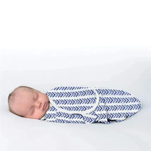 Summer Infant Luxe Easy Change 2 Pk Swaddle Water Indigo S/M Image 2