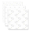 Swaddle Designs - Muslin Swaddle Blankets, Little Lambs Goodnight (Set Of 3) Image 3