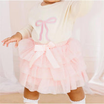 Sweet Wink - Ballet Bow Tiered Tutu Kids Dress Up Skirt Image 1