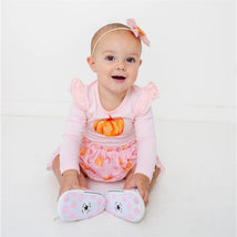 Sweet Wink - Coquette Pumpkin Long Sleeve Tutu Bodysuit Image 2