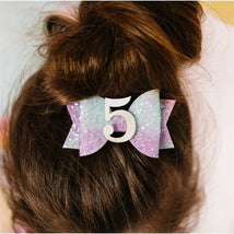 Sweet Wink - Kids Birthday Hair Clip Pastel Rainbow #5 Clip Image 2