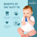 Tasty Tie - Teething Bib Tie, Gator Image 5