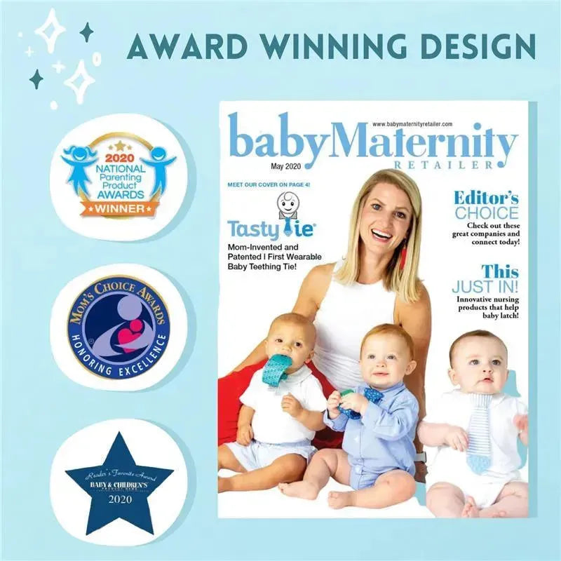 Tasty Tie - Teething Bib Tie, Gator Image 7