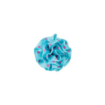 The Gift Wrap Company Aqua Grosgrain Bow, Polka Posies Image 1