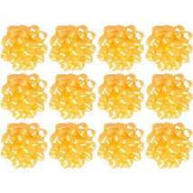 The Gift Wrap Company Yellow Large 4.5 Confetti Bow 12/Pk | Gift Bows for Presents Image 1