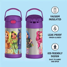 THERMOS - 12Oz Stainless Steel Insulated Straw Bottle, RAINBOW HIGH Image 2