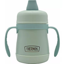 Thermos - 7 Oz. Stainless Steel Sippy Cup W/ Handles Simple Pastels, Mint Image 1