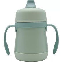 Thermos - 7 Oz. Stainless Steel Sippy Cup W/ Handles Simple Pastels, Mint Image 2